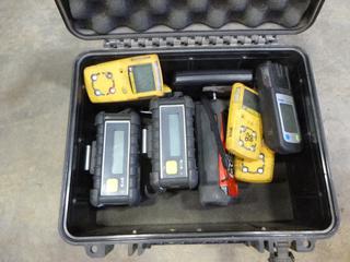 Pelican Case of Assorted Gas Monitors and Detectors (M-3-3)