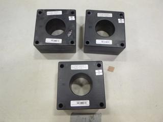 (3) Current Technologies, Current Transformer, Ratio 50:5, RF 2, ACC Class +/- 1.2 %  (N-2-1)