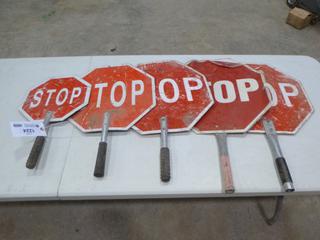 (5) Stop/Slow Hand-Held Signs (B2)