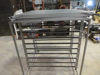 Assorted Metal Racking, Shelves, & Bins, (Bay 1, North Door)