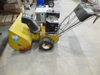 Bolens Snow Blower, Model 726-01, SN 14315, *Note: Runs, New Drive Chain, Needs Drive Sprocket*, (L-1-1)