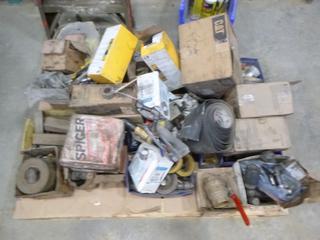 Qty of Assorted Fittings, Caterpillar (CAT) Parts, Nuts and Bolts, Valves (N-3-2)