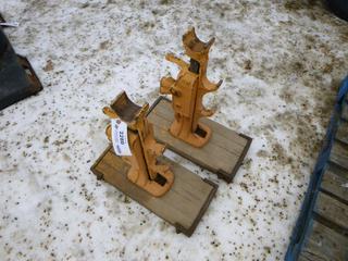 (2) Simplex Reel Jacks Model 320B, 10 Ton,  9 1/2 In. Stroke (Row 4)