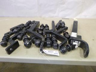 Qty of Various Balls and Hitches, (P-1-3)