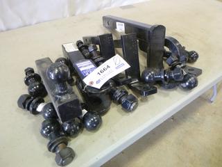 Qty of Various Balls and Hitches, Including DSP, (P-1-3)
