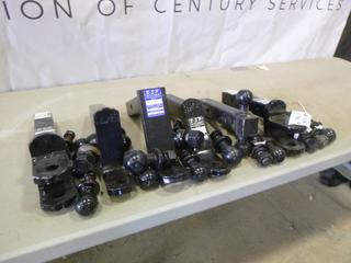 Qty of Various Balls and Hitches, Including DSP, (P-1-3)