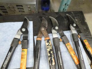 Qty of Tools: Allen Wrenches, Paint Rollers, Staple Gun, Jack Stand, Tree/Shrub Trimmers, Deck Clips, Paint Trays, etc. (K-4-1)