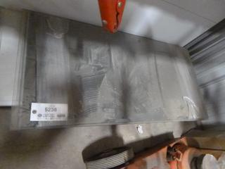 Glass Shelves from Shelving Unit, Size 39 In. x 19 In. *No Shelving Unit* (D2)
