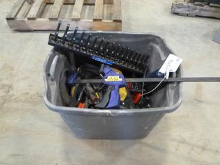DeWalt Tool Bag with Contents and Assortment of Sockets, Grease Gun, Clamps, etc. (O-1-3)