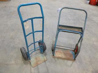 (1) Hand Truck And (1) Oxy/Acetylene Cutting Torch Cart (H)