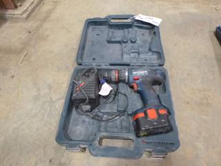 (2) Bosch Hand Tools: (1) 3/8 In. Compact Drill/Driver, Model 32612 with Charger and Case, (1) 5/8 In. 120 V Roto-Hammer, Model 11258VSR with Case (L-2-3)