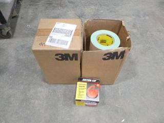 (2) Boxes with 2 Rolls of 3M Impact Stripping Tape, Size 5 In. x 10 Yards c/w Heavy Duty Suction Cup (J-1-1)