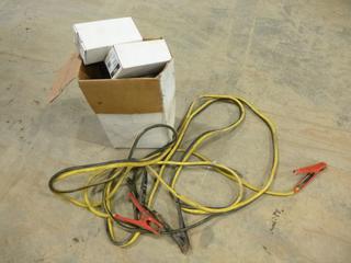 Brake Shoes To Fit 2000 GMC 3500 with (2) Lower Ball Joints To Fit 1999 F-150 and Set of Booster Cables (O-2-3)
