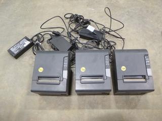 Qty of Thermal Receipt Printers, Suitable for Restaurant, POS Systems, Epson Models M188A and M244A, (F1)