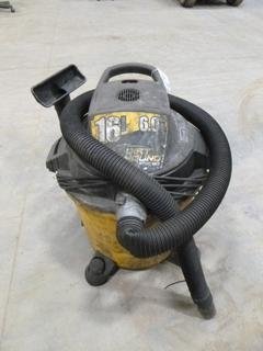 Dirt Hound Wet/Dry Shop Vac 16 Gal. 6.0 HP with attachments, Model DH16008 (R-1-3)