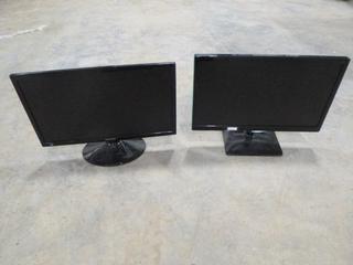 (2) Samsung Computer Monitors, *Note: No Power Cords* (A2)