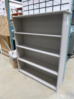 4-Shelf Wooden Book Case, Size 50 In. x 14 In. x 59 In.