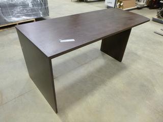(2) Desk with 3-Drawer Cabinet, 71 In. x 2 In. x 30 In. and (1) Work Table/Desk, 71 In. x 30 In. x 30 In.