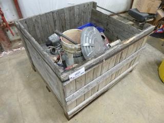 Qty of Misc. Fittings, Hoses, Bolt Storage Bins, etc. (Row 2)