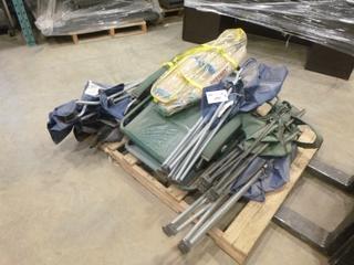 Assortment of Lawn Chairs and Beach Mats (Y-2-1)