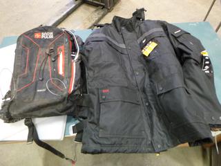 CAT Winter Jacket Size 4XL *NOTE: Ripe in Sleeve*, Snowpulse Avalanche Airbag System Backpack, (G-2)