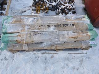 (7) Tillman 5 Ft. Long Welding Screens (Row 4)