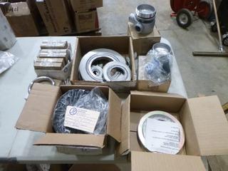 Qty of Misc. Gaskets, Rings, Conduits, Various Sizes, Metal and Rubber (S-2-2)