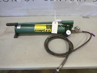 Simplex High Performance Hydraulic Hand Pump (S-3-2)