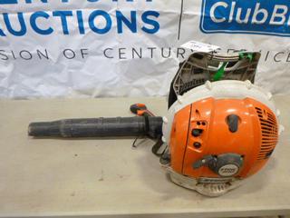 Stihl Motorized Leaf Blower, Model BR 600-Z, 65 cc *Note: Engine Turns Over* (S-4-3)