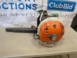 Stihl Motorized Leaf Blower, Model BR 600-Z, 65 cc *NOTE: Damaged* (S-4-2)