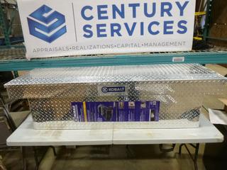 Unused Kobalt 3500 Series Deep Single Lid Truck Tool Box, Model 73014007, 69 In. x 17.5 In. x 19 In. (Row 3)