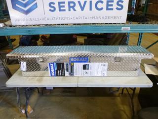 Unused Kobalt Full Size Single Lid Truck Tool Box, Model 73014037, 69 In. x 12 In. x 12.5 In. (Row 3)