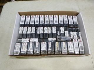 Qty of Drillco Stuby Drill Bits, 3/8 In., 5/16 In., and 1/4 In. Sizes (E2)