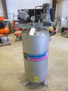 Campbell Hausfeld Air Compressor, Model VT558704, 5 HP, 60 Gal., SN 12388L-046987 (Z)