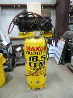 Maxair Air Compressor with Emerson 5.0 HP Motor, Model C5160V1, 60 Gal., 170 PSI, SN E142937 (Z)