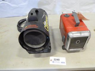 (1) Honeywell Heater, (1) Mr. Heater (D2)