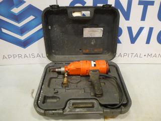 (1) Weka/Diamond Products DK12 Core Drill with Case and Accessories, 110 V, 14.4 A, 1500 W, SN 0314458 (B1)