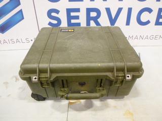 (1) Pelican 1560 Wheeled, Hard Case with Handle, 22 In. x 18 In. x 11 In. (B1)