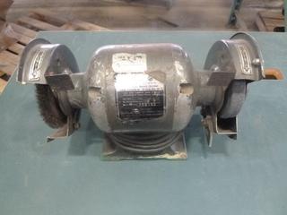 6 In. Heavy Duty Bench Grinder c/w 120 V, 1/4 HP, 60 Hz, SN 750152 (C2)