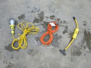 (1) Extension Cord, (1) Portable Ground Fault, (1) Trouble Light (O-3-1)