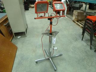 Work Light On Stand (A-2 Back Wall)