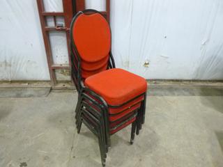 (5) Banquet Room Style Stackable Chairs (E. Sea Can)