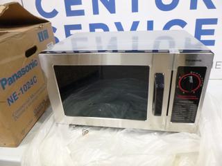 Unused Panasonic Commercial Microwave Oven, Model NE-1024C (J-2-1)