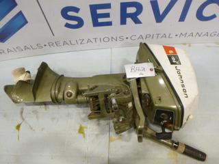(1) Johnson 6R 72D 50th Anniversary Series Outboard Boat Motor SN C 46182 (J-4-2) 