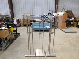 (2) Adjustable Clothing Display Racks (H)