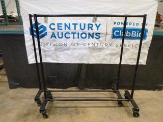 (2) Clothing Racks, 5 Ft. x Ft. on Castors (Row 2)