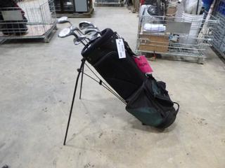 (1) Set of Left-Handed Clubs and Golf Bag