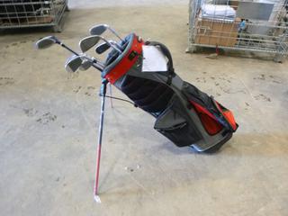 (1) Set of Left-Handed Clubs and Golf Bag