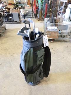 (1) Set of Left-Handed Clubs and Golf Bag