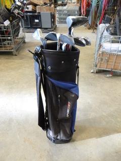 (1) Set of Right-Handed Clubs and Golf Bag